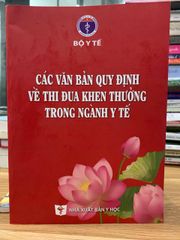 các văn bản quy định về thi đua khen thưởng trong ngành y tế- Bộ y tế - ảnh 1