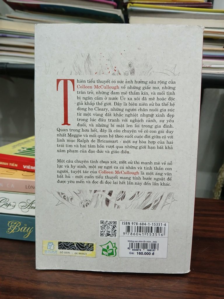 Những con chim ẩn mình chờ chết(The Thorn Birds) – Colleen McCullough - Ảnh chụp thực tế