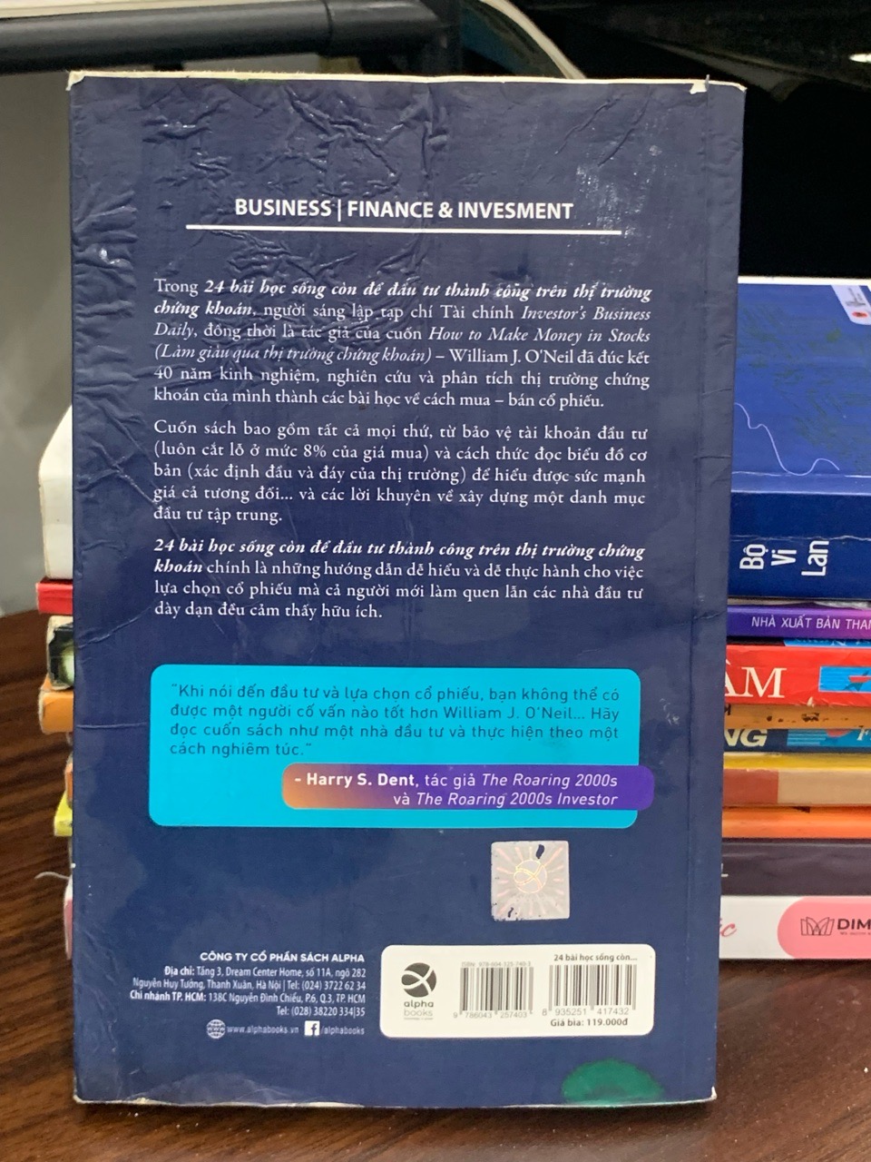 24 bài học sống còn từ thị trường chứng khoán – William J. O’Neil