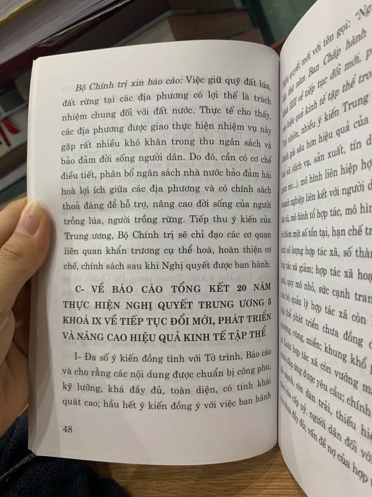 văn kiện hội nghị lần thứ 5 ban chấp hành trung ương đảng khoá 8 -ĐCS Việt nam - Ảnh thực tế 10