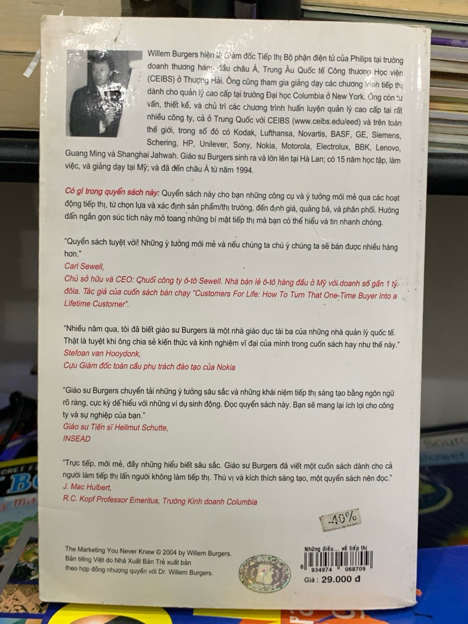 Những điều bạn chưa biết về tiếp thị- Willem Burges