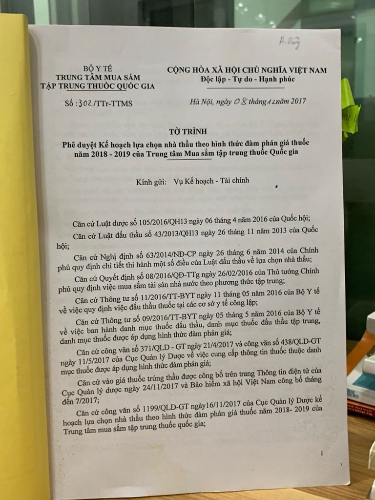 KẾ hoạch lựa chọn nhà thầu cung cấp thuốc theo hình thức đàm phán đánh giá năm 2018-2019 - Ảnh thực tế 4