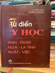 Từ điển y học Anh -Pháp ,Nga-La tinh , Nhật -Việt - ảnh 1