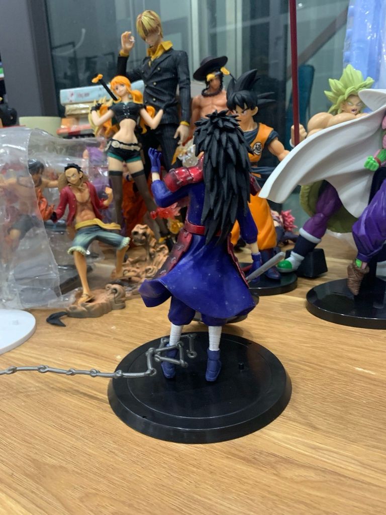 Mô hình tượng GK Uchiha Sasuke và Uchiha Madara từ anime Naruto Shippuden, cao 18cm - Ảnh thực tế 3