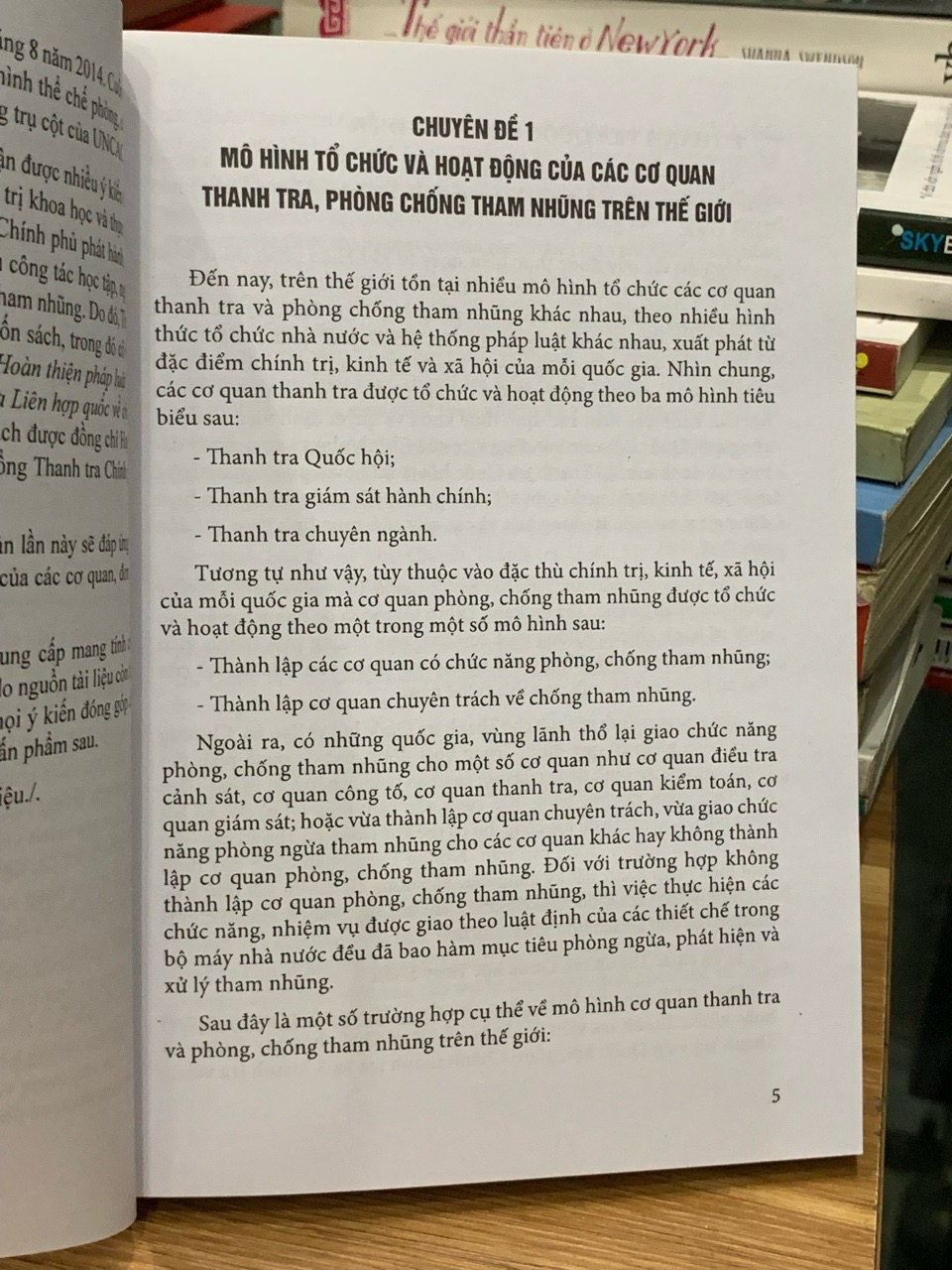 Một số kinh nghiệm quốc tế về công tác phòng chống tham nhũng -Thanh tra chính phủ