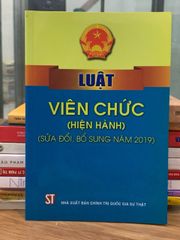 Luật viên chức hiện hành (sửa đổi bổ sung năm 2019) - ảnh 1
