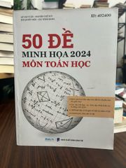 50 đề minh họa 2024 môn toán học-NXB Dân Trí - ảnh 1