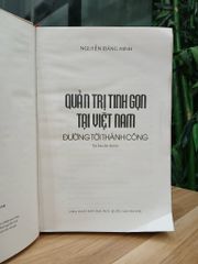 Quản trị tinh gọn tại Việt Nam – Đường tới thành công – Nguyễn Đăng Minh - ảnh 5