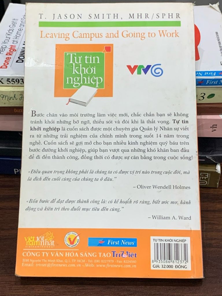 Tư tin khởi nghiệp (Tập 1) – T. Jason Smith, MHR/SPHR - Ảnh chụp thực tế