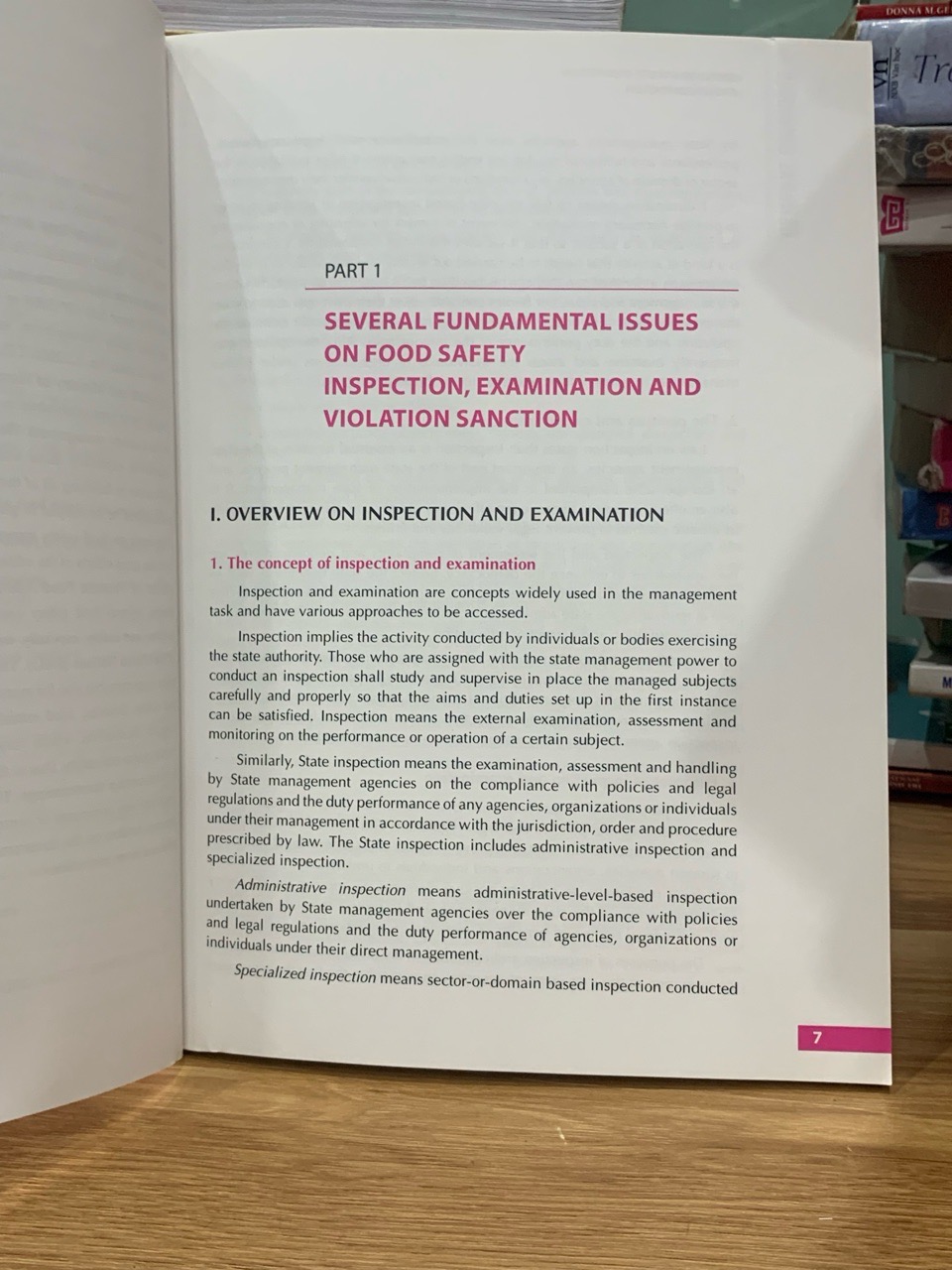 Hướng dẫn chung công tác thanh tra kiểm tra an toàn thực phẩm- Dự án hỗ trợ kỹ thuật