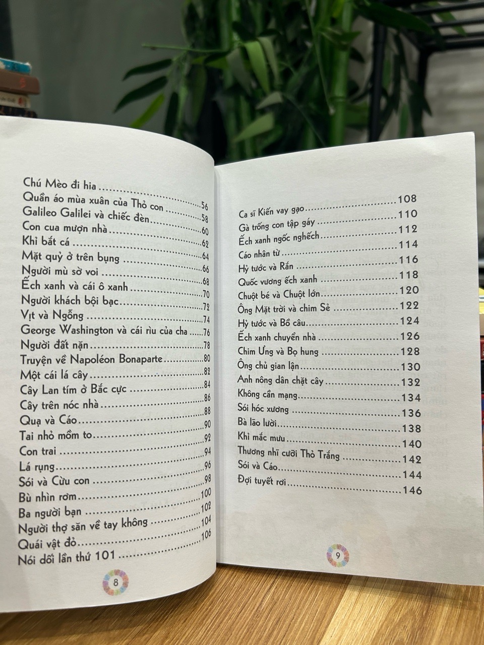 Chi tiết gáy và trang ruột sách 365 truyện mẹ kể con nghe (Tập 1) – Ngọc Khánh (kể) trên Mecobooks