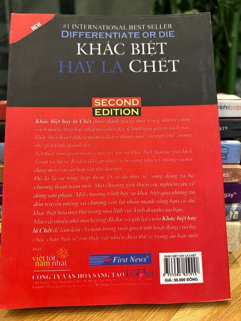 Khác biệt hay là chết (Differentiate or Die) – Jack Trout, Steve Rivkin - Ảnh thực tế 7