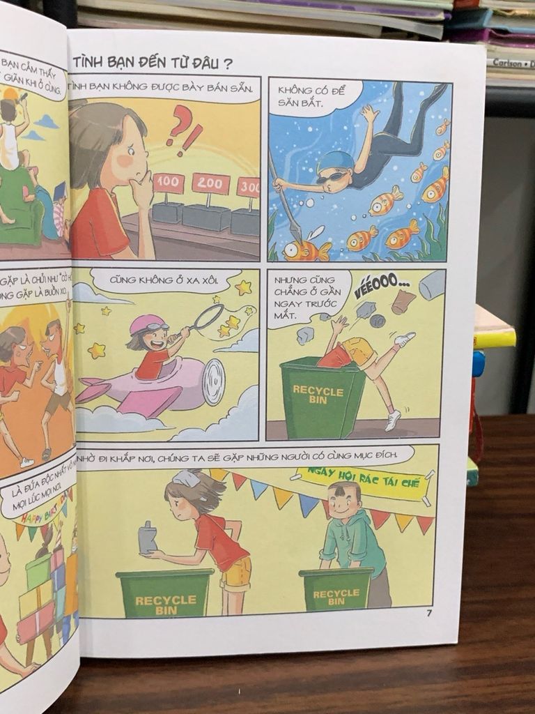 Comic Strip tập 1: Vũ trụ tình bạn: NXB văn học - Ảnh thực tế 4