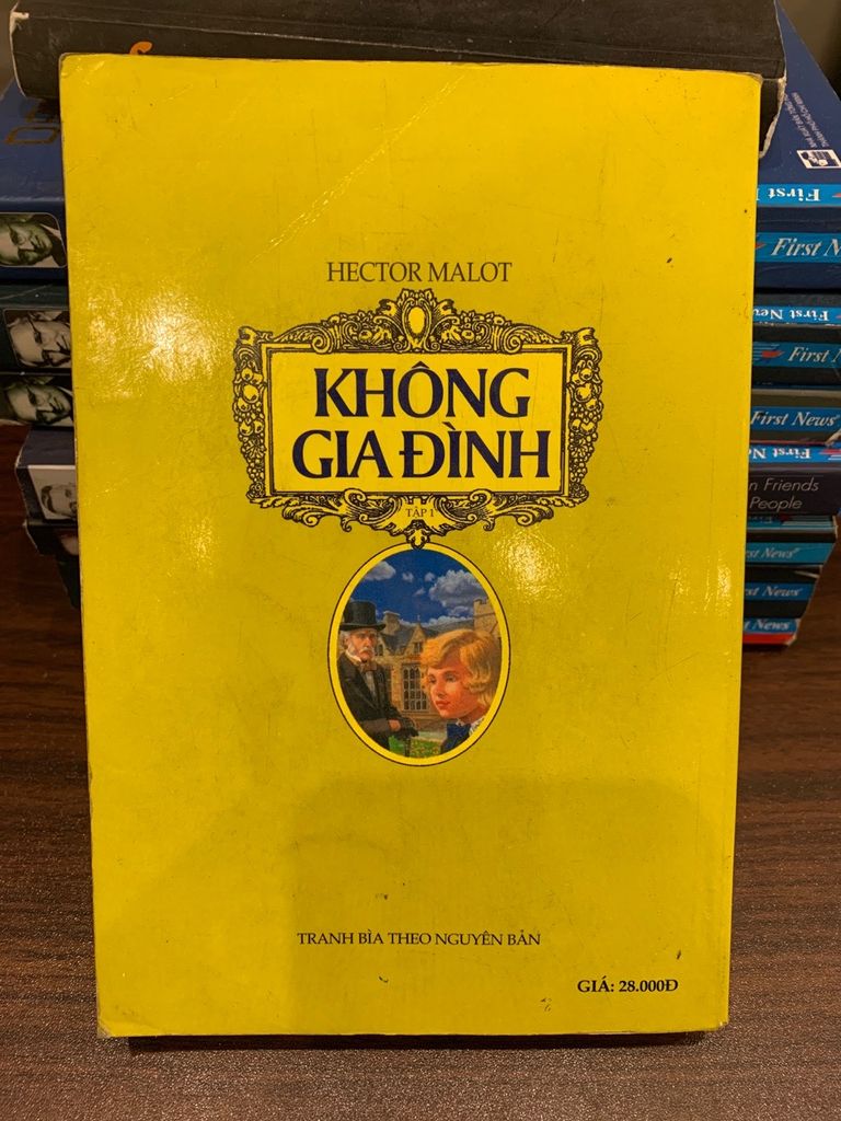 Không gia đình 1- Hector Malot NXB Văn hoá thông tin - Ảnh chụp thực tế