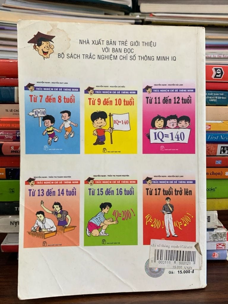 Trắc nghiệm chỉ số thông minh từ 7 đến 8 tuổi – Nguyễn Hạnh, Nguyễn Duy Linh - Ảnh chụp thực tế