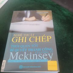 Nghệ thuật ghi chép, thói quen tốt bí quyết thành công của MCKINSEY - ảnh 1