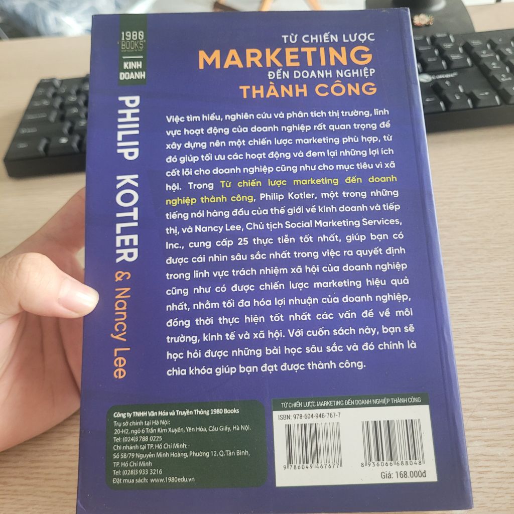 Philip Kotler, Nancy Lee – Từ chiến lược marketing đến doanh nghiệp thành công - Ảnh chụp thực tế
