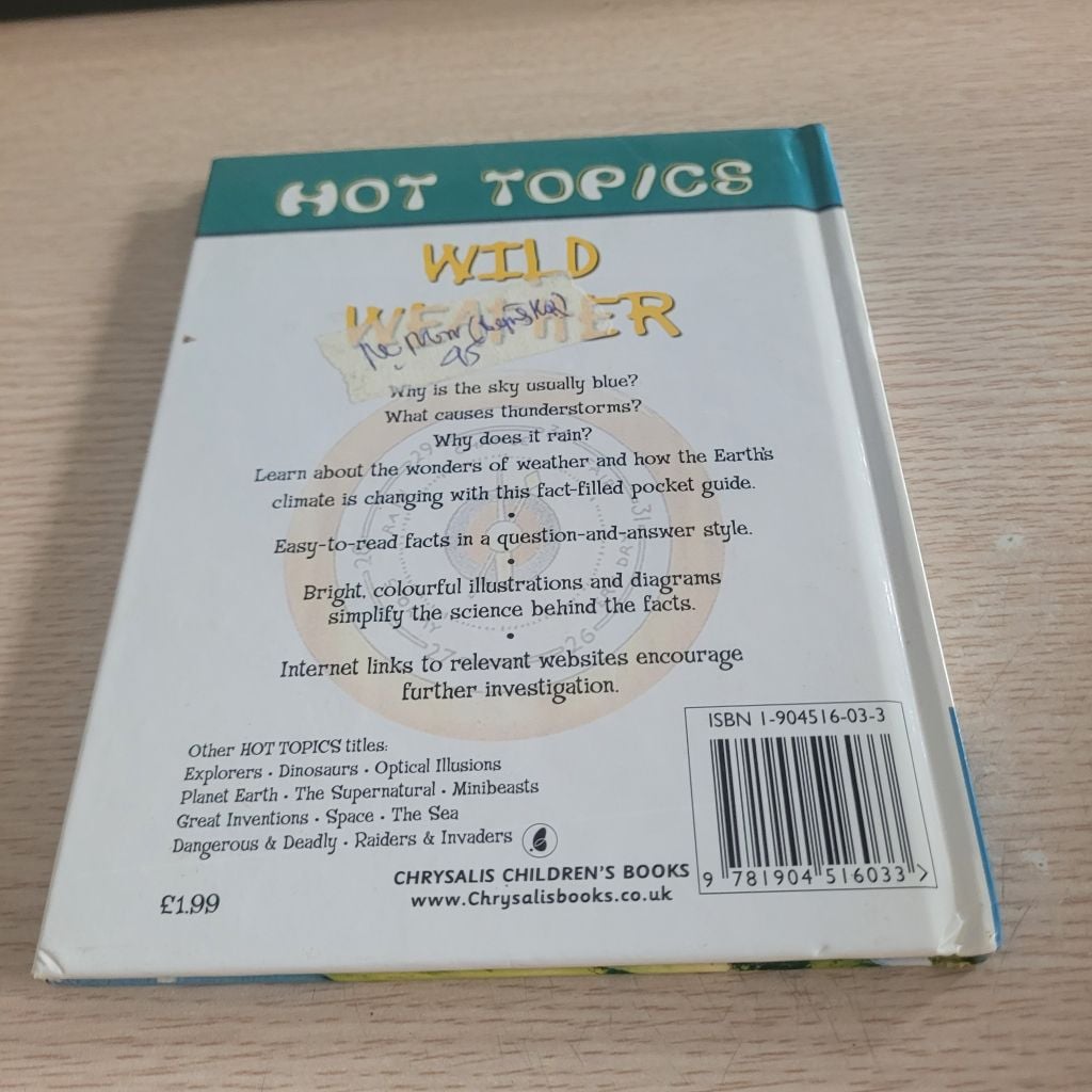 Wild Weather (Hot Topics)  Various Authors (Parragon Books) - Ảnh chụp thực tế