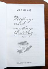 Miếng nhớ miếng thương - Vũ Tam Huệ - ảnh 3