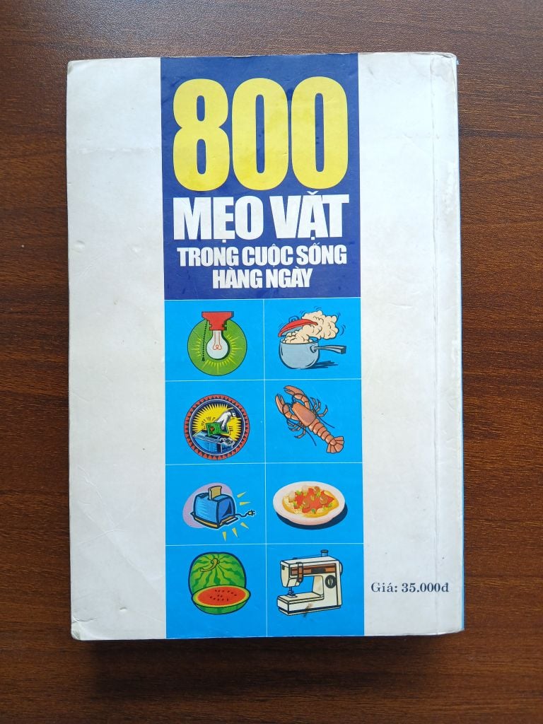 800 mẹo vặt trong cuộc sống hàng ngày - Đới Trí Bình, Cát Lợi Bình (Chủ biên) - Ảnh chụp thực tế