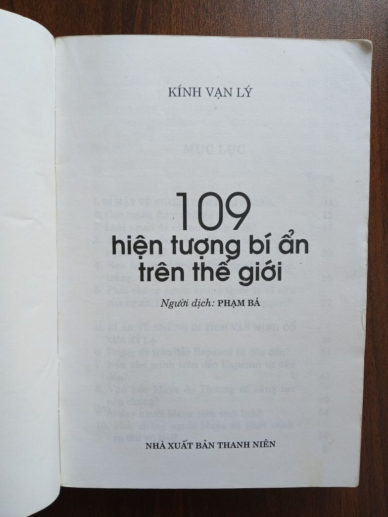 109 Hiện Tượng Bí Ẩn Trên Thế Giới - Kình Văn Lý - Ảnh thực tế 6