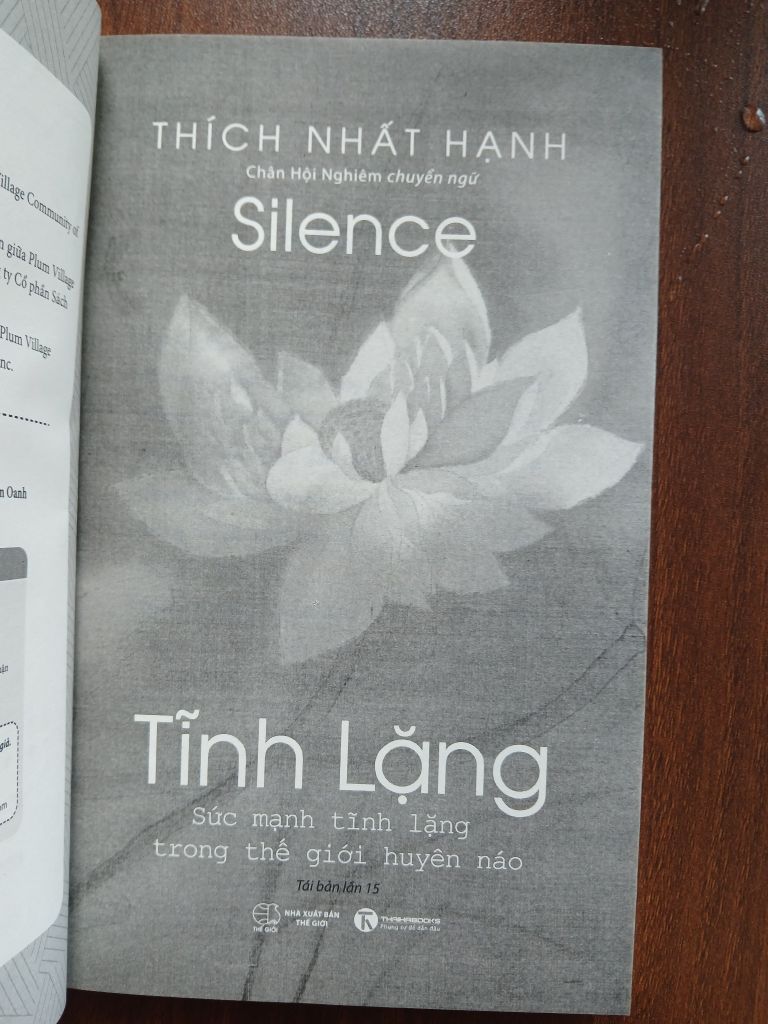 Tĩnh Lặng - Thích Nhất Hạnh - Ảnh thực tế 5