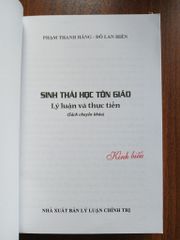 Sinh Thái Học Tôn Giáo - Lý Luận Và Thực Tiễn - Phạm Thanh Hằng, Đỗ Lan Hiền - ảnh 5