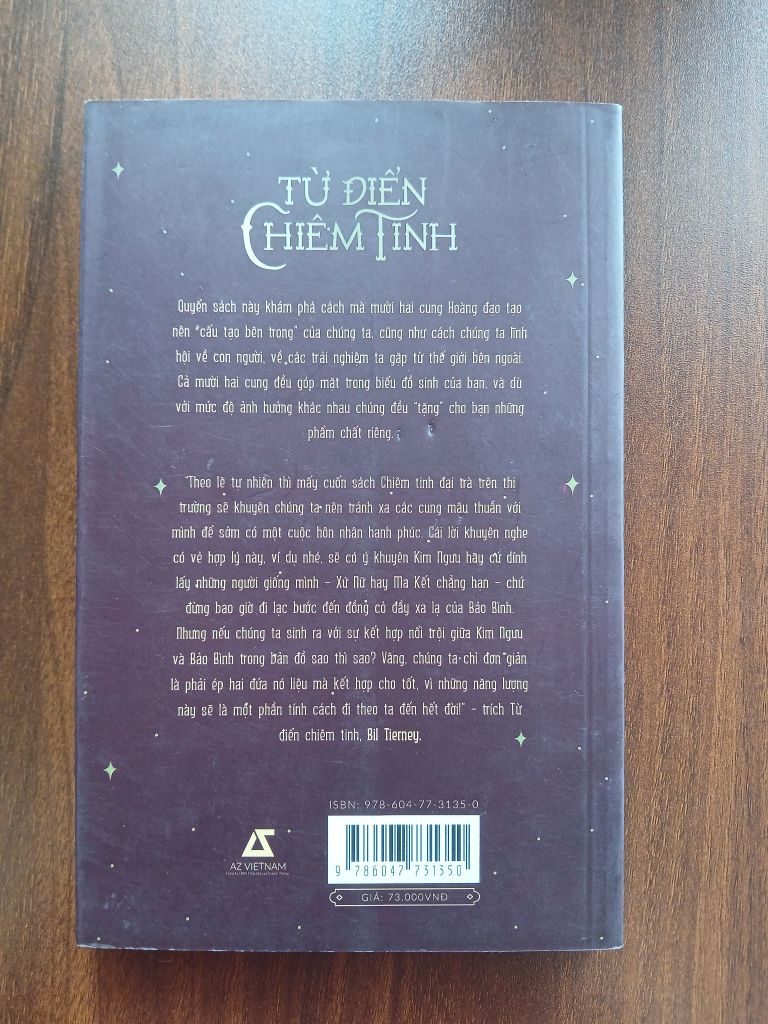 Từ điển chiêm tinh - Bil Tierney - Ảnh chụp thực tế