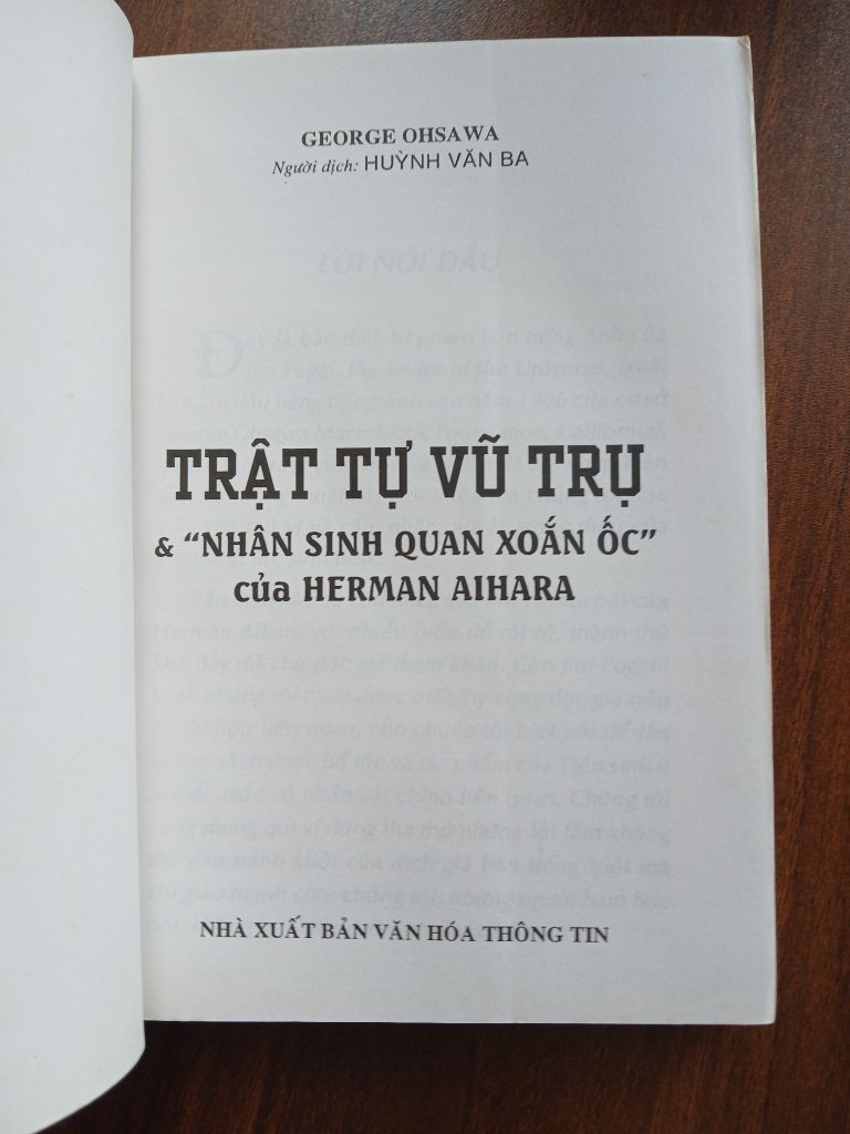 Trật Tự Vũ Trụ - Ohsawa, Huỳnh Văn Ba dịch - Ảnh thực tế 6