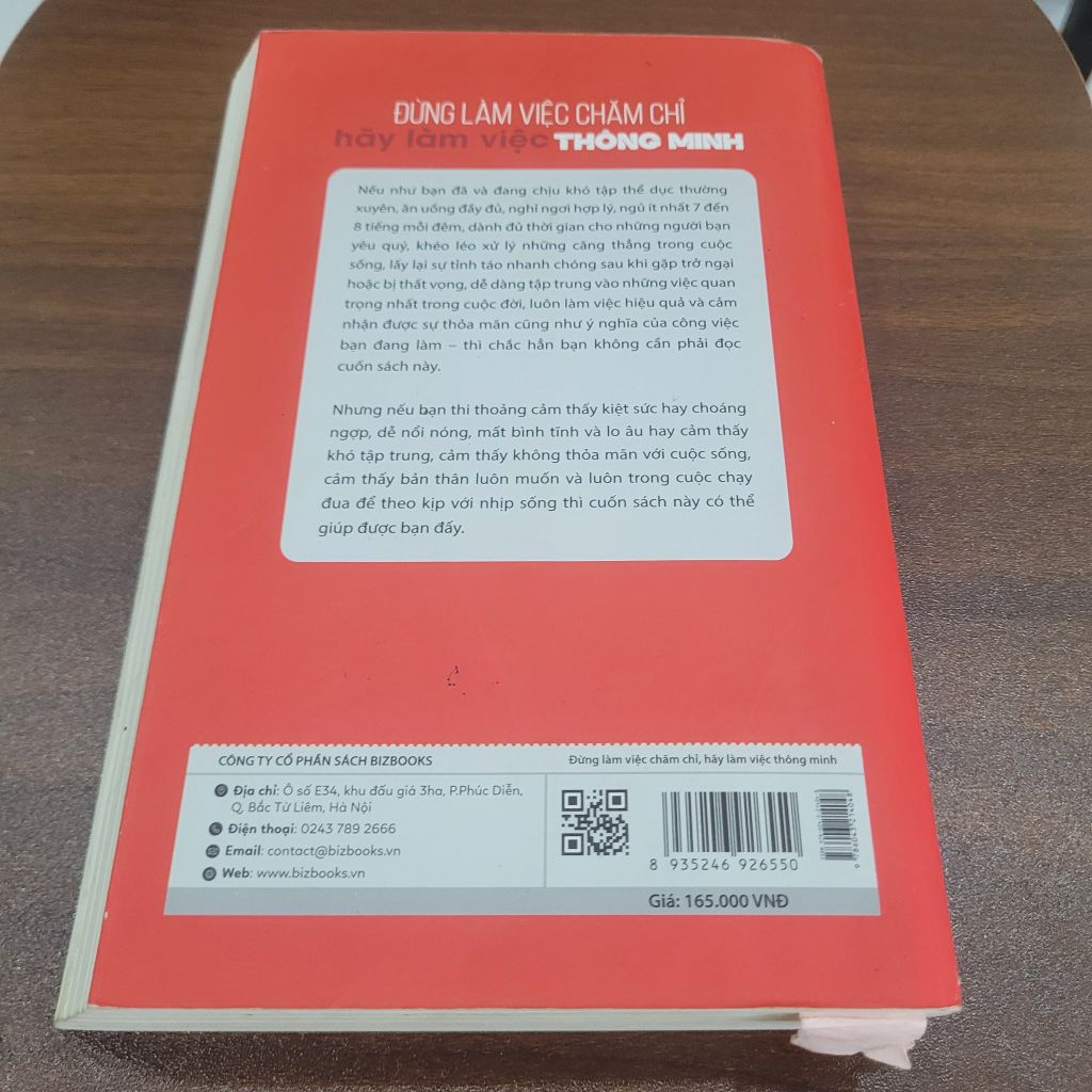 Đừng Làm Việc Chăm Chỉ Hãy Làm Việc Thông Minh - Nhiều tác giả - Ảnh chụp thực tế