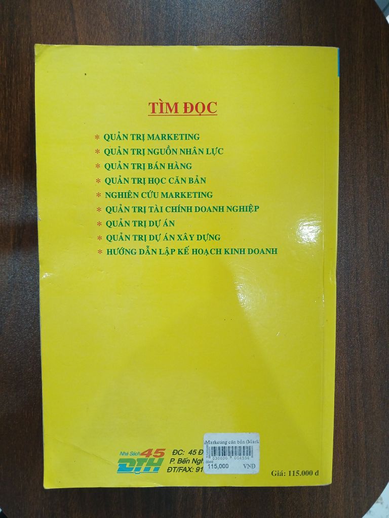 Marketing căn bản (Marketing Essentials)<br>Nhiều tác giả - Ảnh chụp thực tế