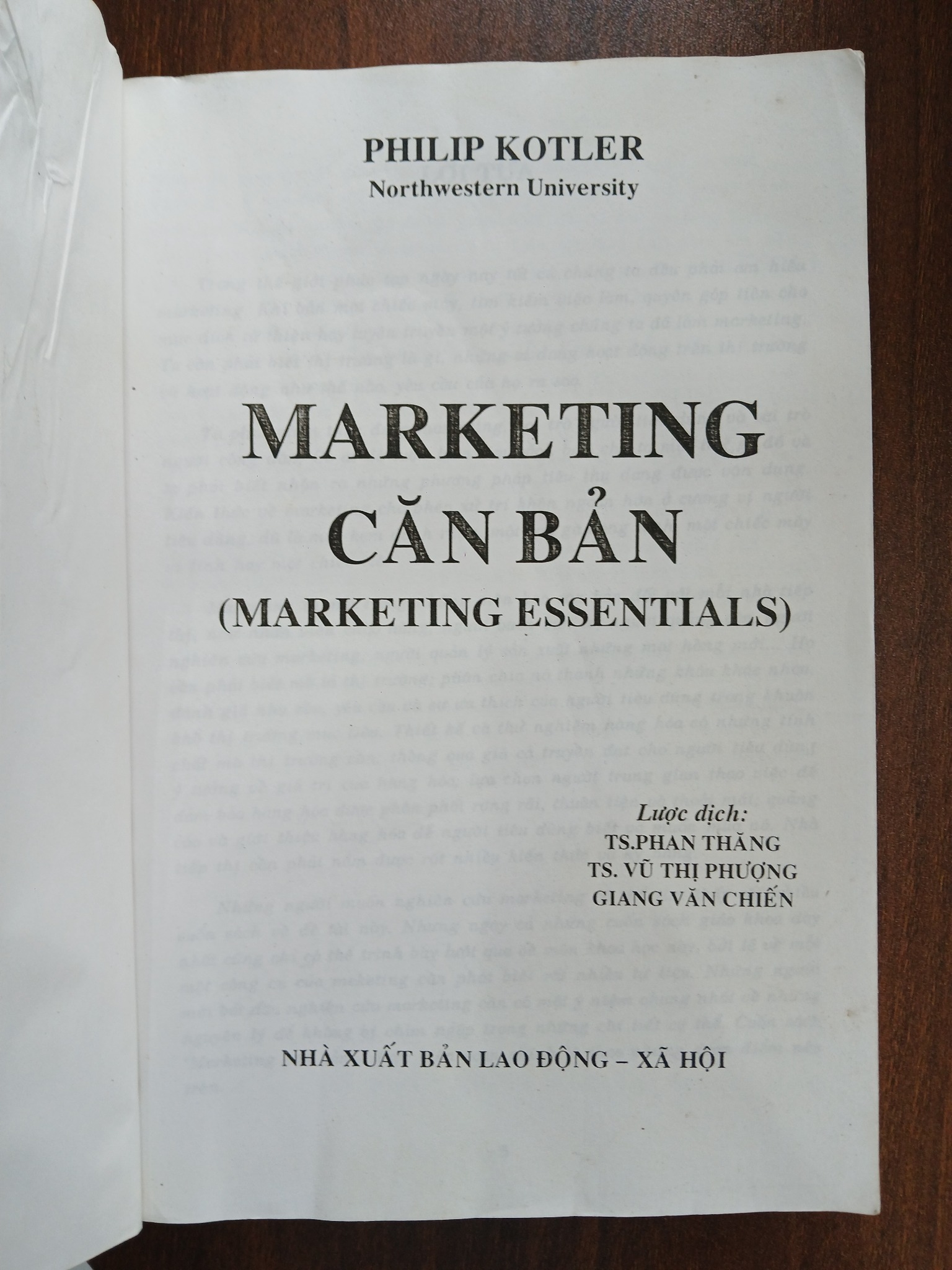 Marketing căn bản (Marketing Essentials) Nhiều tác giả
