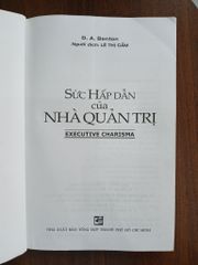 Sức hấp dẫn của nhà quản trị (Executive Charisma)<br>D.A. Benton - ảnh 5