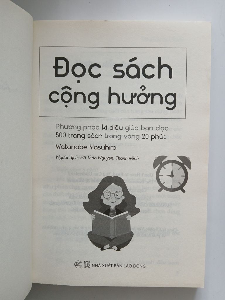 Đọc sách cộng hưởng - Watanabe Yoshihiro - Ảnh thực tế 7