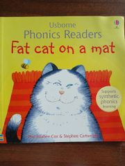 Usborne Phonics Readers: Fat cat on a mat - Phil Roxbee Cox & Stephen Cartwright - ảnh 1