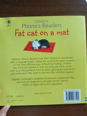 Usborne Phonics Readers: Fat cat on a mat - Phil Roxbee Cox & Stephen Cartwright - ảnh 2