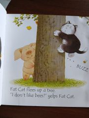 Usborne Phonics Readers: Fat cat on a mat - Phil Roxbee Cox & Stephen Cartwright - ảnh 5
