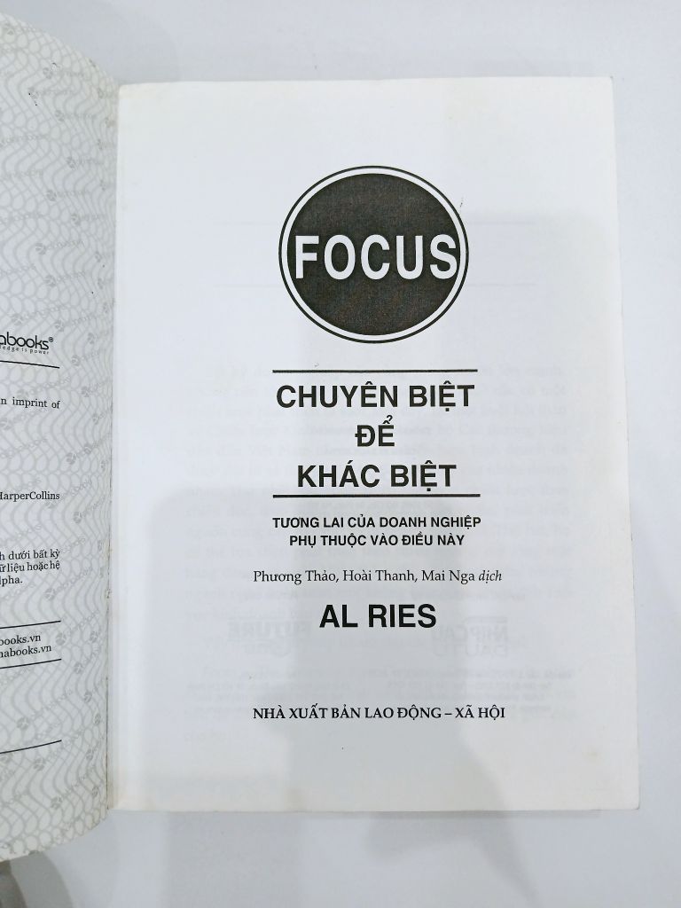 Chuyên Biệt Để Khác Biệt - Al Ries - Ảnh thực tế 5