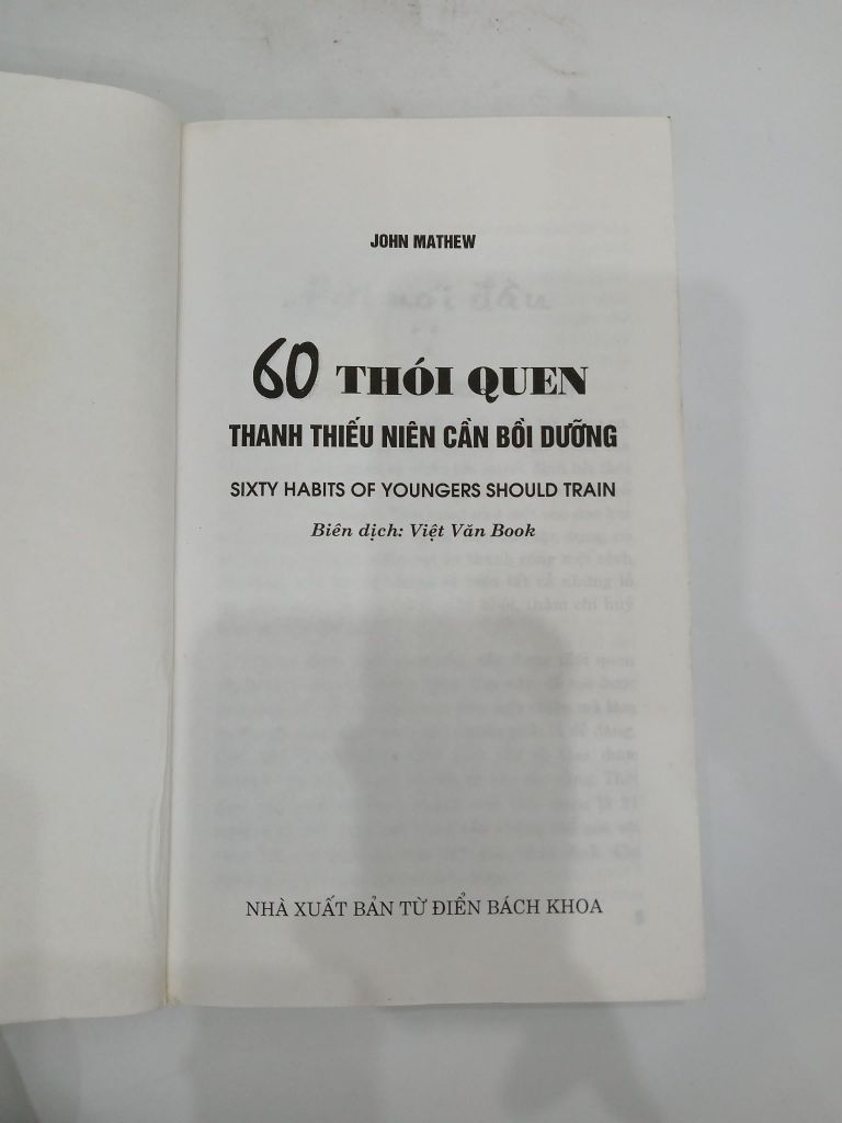 60 Thói Quen Thành Thiếu Niên Cần Bồi Dưỡng - John Matthew - Ảnh thực tế 5