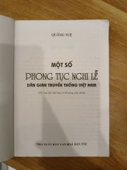 Một Số Phong Tục Nghi Lễ Dân Gian Truyền Thống Việt Nam - Quảng Tuệ - ảnh 5