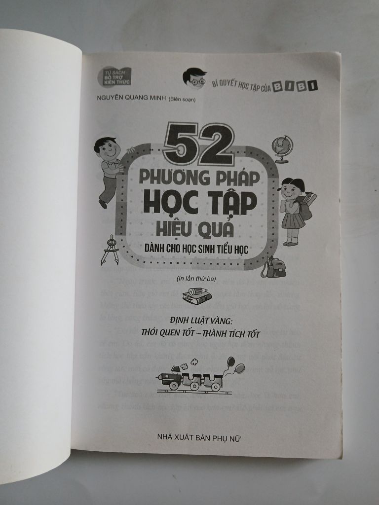 52 Phương Pháp Học Tập Hiệu Quả Dành Cho Học Sinh Tiểu Học - Nguyễn Quang Minh - Ảnh thực tế 5