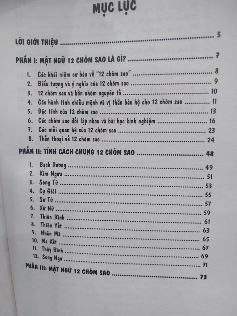 Mật ngữ 12 chòm sao - Ảnh thực tế 4