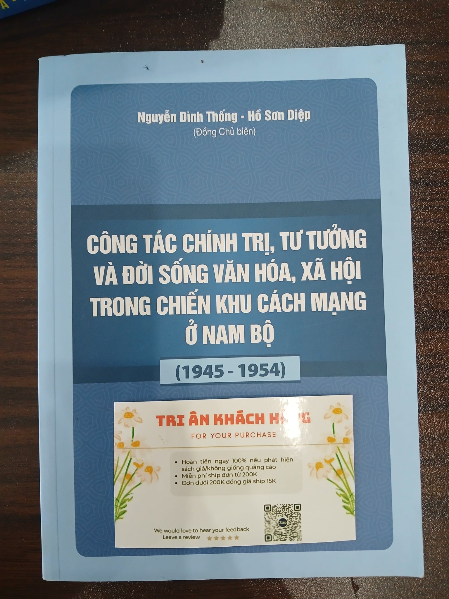 Công tác chính trị, tư tưởng và đời sống văn hóa, xã hội trong chiến khu cách mạng ở Nam Bộ (1945 – 1954)