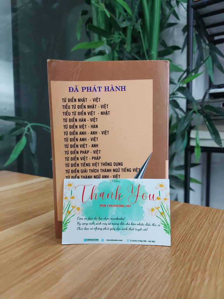 Tiểu từ điển Nhật - Việt - Nhiều Tác Giả - Ảnh chụp thực tế