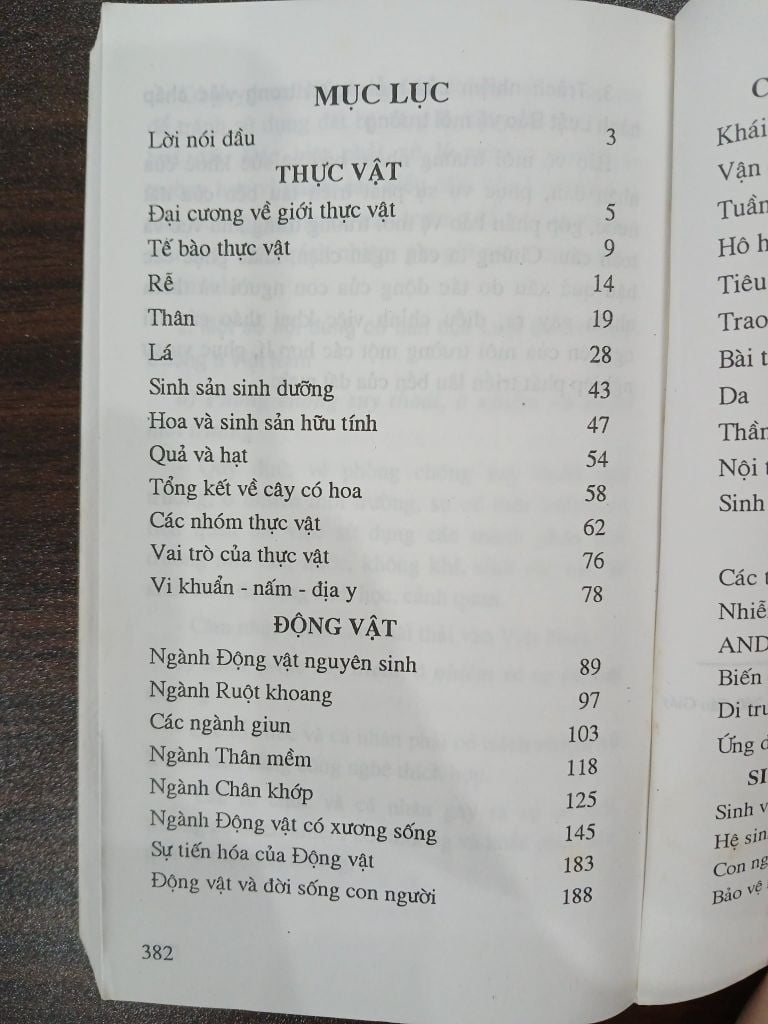 Sổ tay kiến thức Sinh học – THCS - Nguyễn Thế Giang - Ảnh chụp thực tế