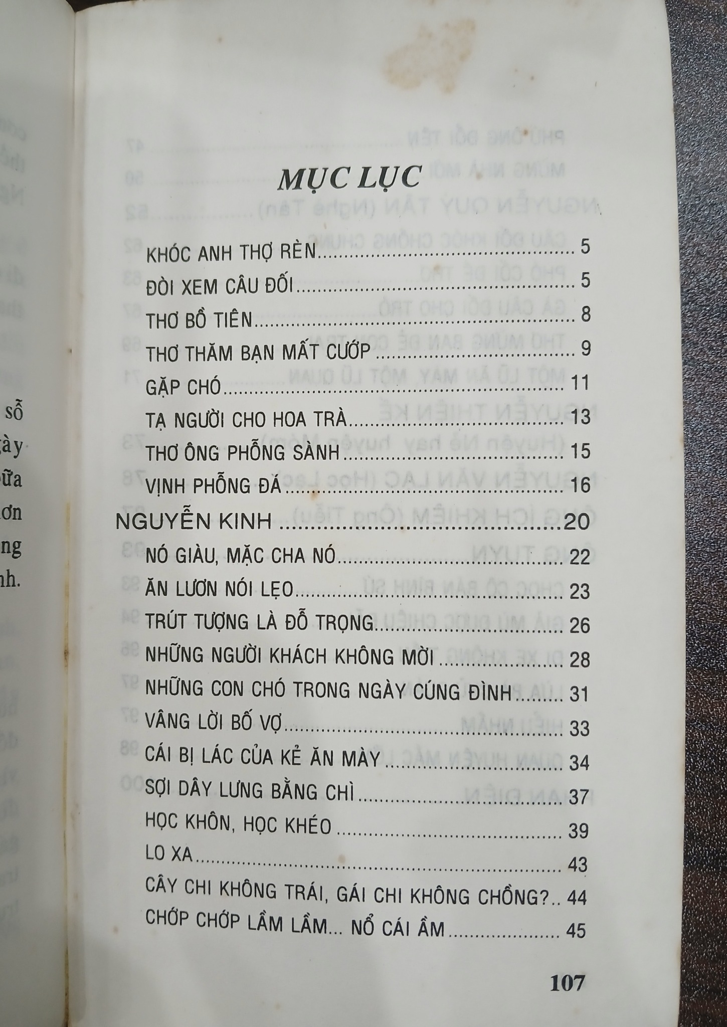 Cậu đôi khớp chống chùng