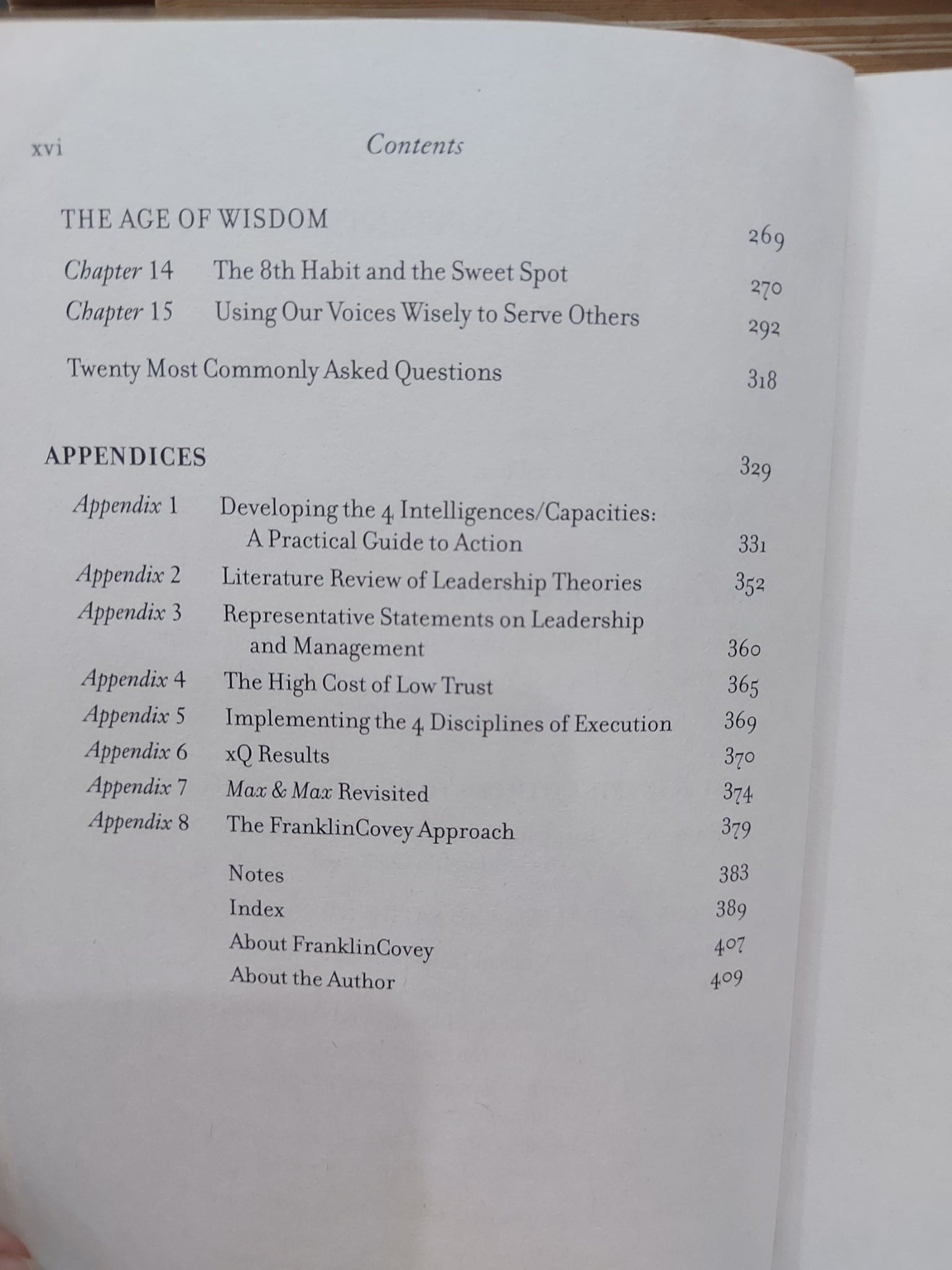 The 8th Habit: From Effectiveness to Greatness – Stephen R. Covey