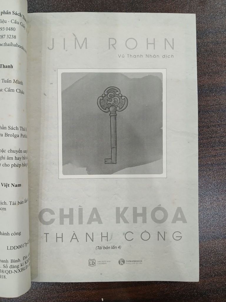 Chìa Khóa Thành Công - Jim Rohn - Ảnh thực tế 8