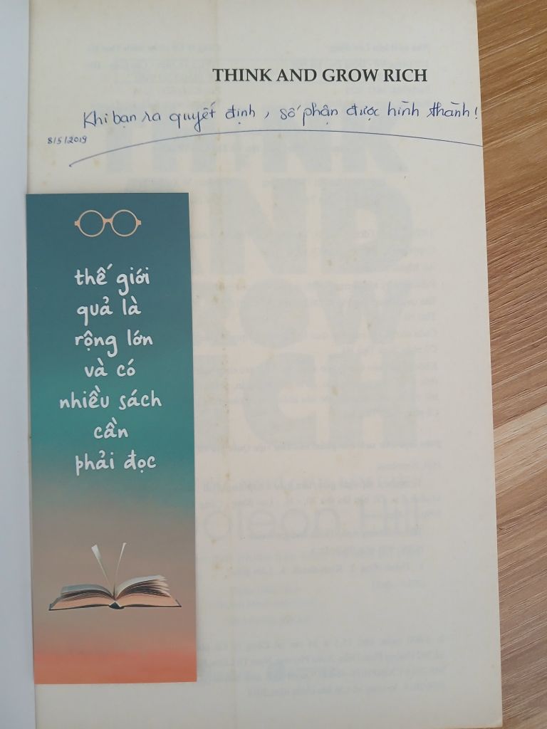 Think and Grow Rich - Ảnh thực tế 5