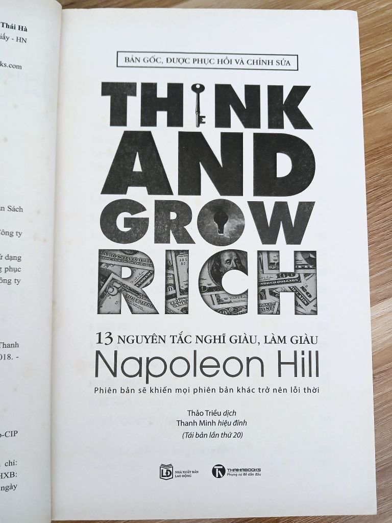 Think and Grow Rich - Ảnh thực tế 6